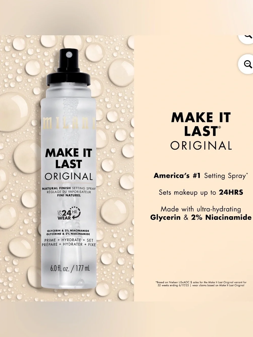 Milani Make It Last Original Setting Spray
